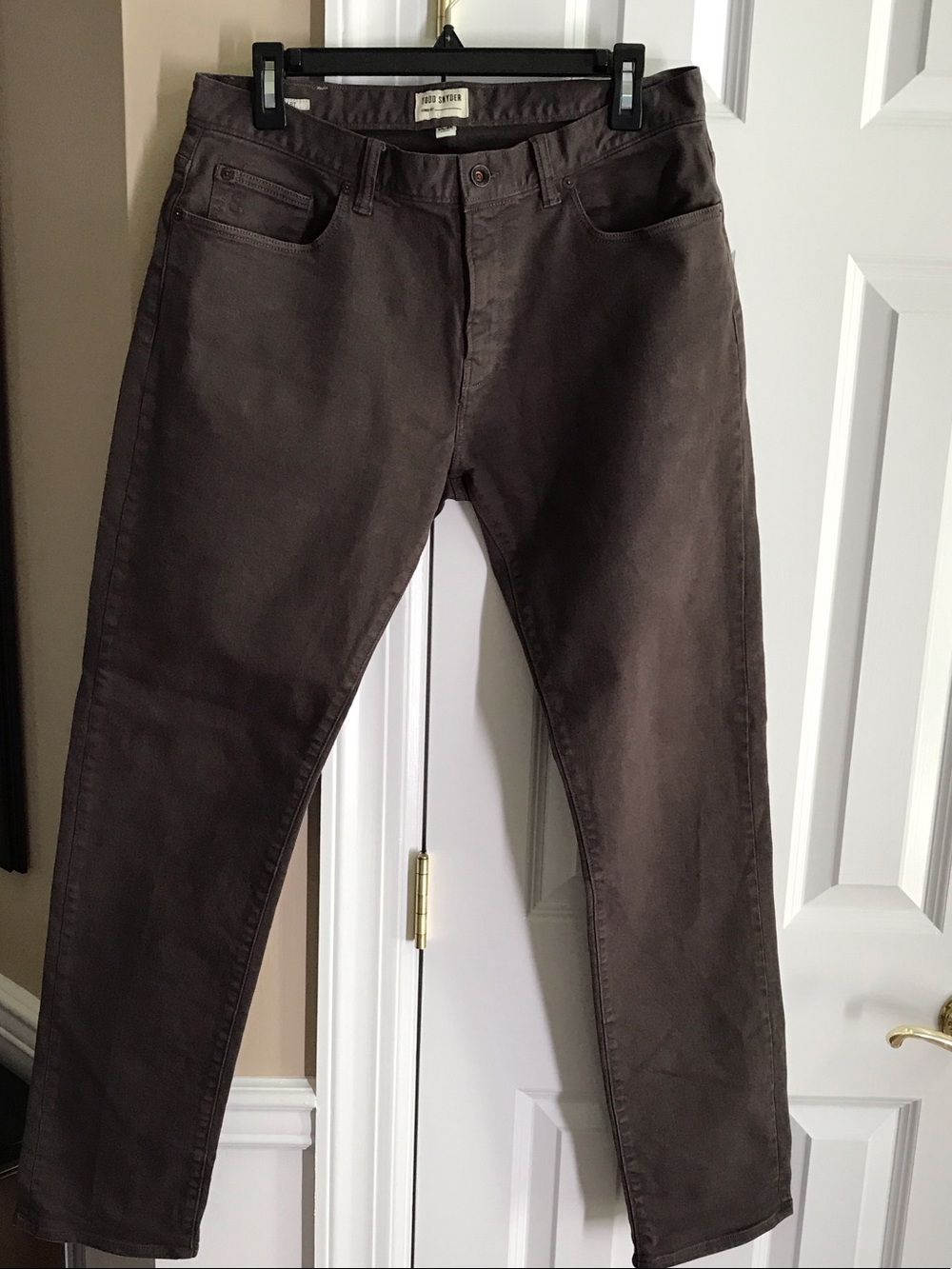 Todd Snyder Brown Slim Fit 5 Pocket Jeans